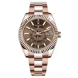 Rolex Sky-Dweller 42mm 326935 18K Rose Gold Chocolate Dial Box