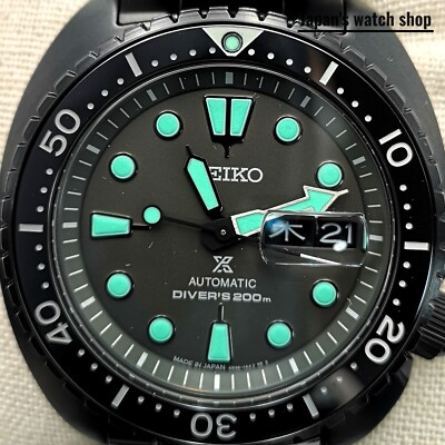 SEIKO PROSPEX SBDY127 自動巻 Night Vision SEIKO PROSPEX The Black Series Night Vision SBDY127 Black Men's