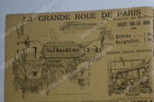 1899 LA GRANDE ROUE DE PARIS - 74 Avenue de Suffren - LA VIE ILLUSTRÉE