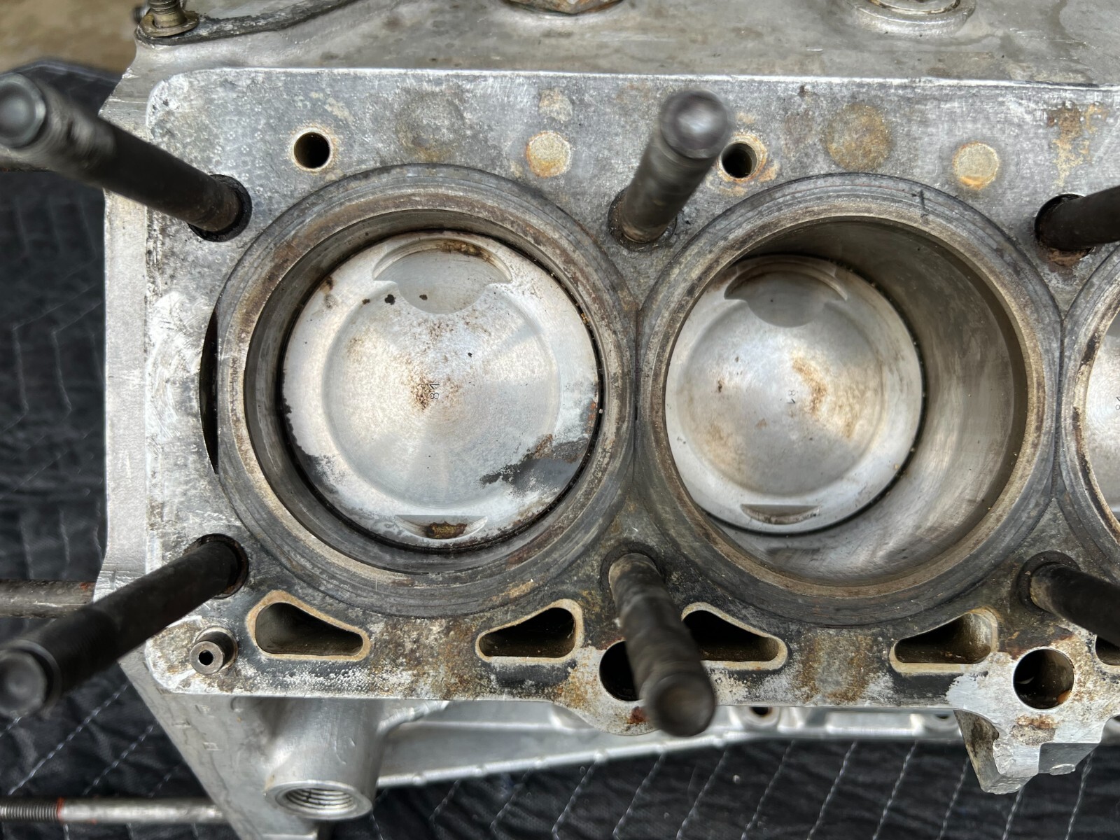 ferrari 308 or mondial engine motor block crankcase 115540 , make offer
