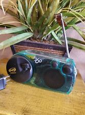 Freeplay 360 Self Powered Energy Radio Clear Emergency Camping Clear Green- VGC