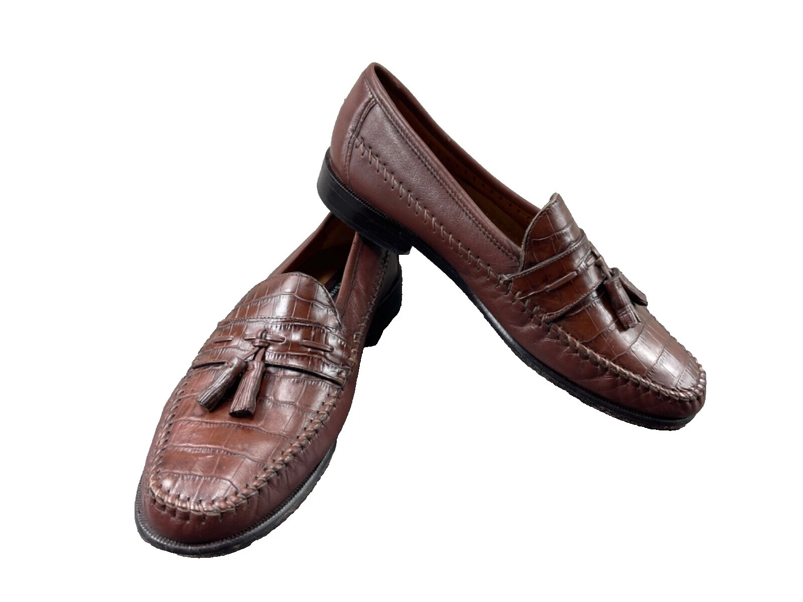 Sapatos casuais masculinos de couro envernizado Florsheim