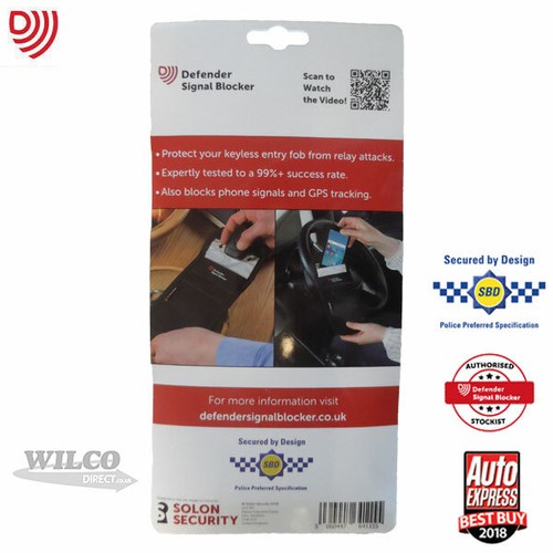 SolonSecurity Faraday Defender Signal Blocker Phone Key Fob Signal