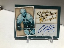 2005-06  Chris Kunitz Upper Deck Bee Hive Signature Scrapbook #SS-CK Auto