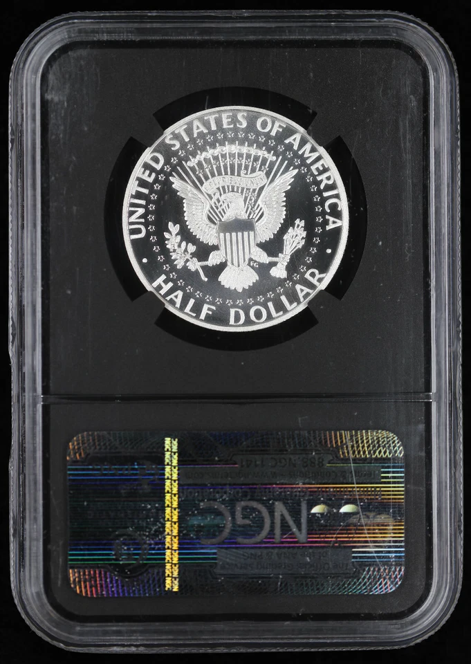 2014 S Silver Enhanced Finish Kennedy Half Dollar 50C NGC SP 70 Early Releases - Image 2 of 2