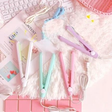 Mini Portable  Hair Iron Hair Straightener Curler Professional  Hair Irons