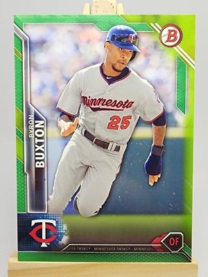 Byron Buxton 2016 Bowman Green #52 /99 Minnesota Twins