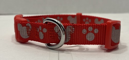 Disney Parks Tails Mickey Mouse rot reflektierend Größe M Hundehalsband nie getragen - Bild 3 von 9