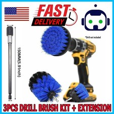 Drill Brush Set Power Scrubber Drill Attachments For Carpet Tile Grout Cleanings