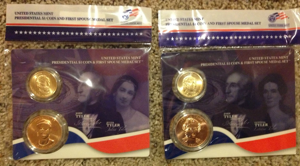 ALL 5 2009 PRESIDENTIAL $1 DOLLAR COIN & FIRST SPOUSE MINT MEDAL SETS LOT - Image 4 of 4
