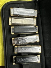 collection of Hohner Blues Harp MS harmonicas