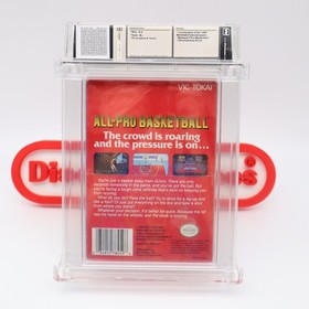 NES Nintendo ALL-PRO BASKETBALL - WATA GRADED 8.0 B+! NEW & Sealed with H-Seam!