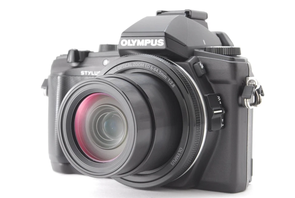 🌸[CASI COMO NUEVA+ en caja] Cámara digital Olympus Stylus 1 negra 12,0 MP Japón Foto 3 de 4