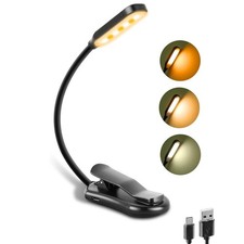 Rechargeable Book Reading Light Lamp, LED Book Light for Reading in Bed