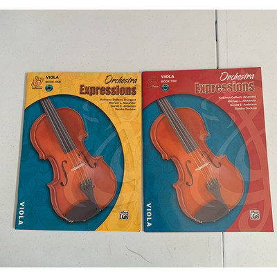 Orchestra Expressions, Book 1,2 Student Edition: Violin, Lot Of 2 Book Audio CD