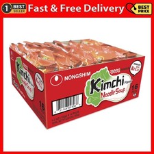 Nongshim Kimchi Spicy Red Chili Ramyun Ramen Noodle Soup, 4.2Oz, 16-Pack