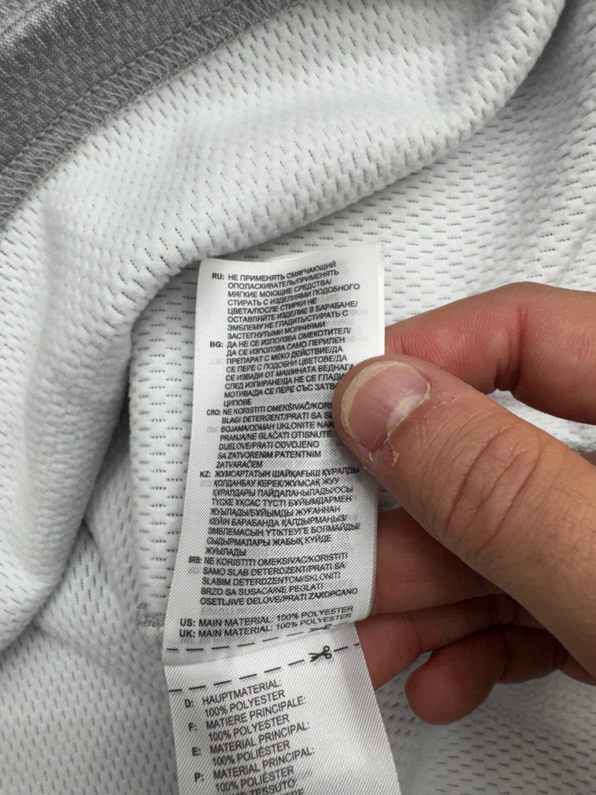 Adidas Solid Light Gray Athletic Pullover Hoodie … - image 4