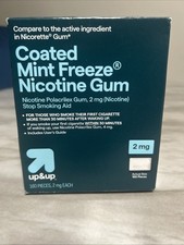 Sale Up Up And Away Coated Nicotine 2mg Gum Mint Freeze, 160... Expires Sep/2026