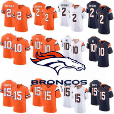 Adult/Youth Stitched 2025 Broncos Player Game Limited Jersey XS-5XL