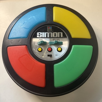 #ad Vintage 1978 Milton Bradley Simon Says Game Original Box Untested Parts Repair $25.27