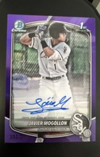 2025 Bowman Chrome Prospect Auto Javier Mogollon #CPA-JMO Purple Refractor /250 