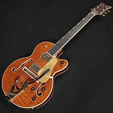 Gretsch  LTD Falcon Center Block Jr. Quilted Maple Roundup Orange S/N:JT25041329