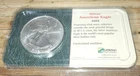 2002 1 oz Fine Silver American Eagle (Uncirculated) Littleton Showpak Toning