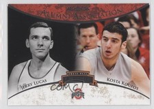 2008-09 Press Pass Legends Alumni Association Jerry Lucas Kosta Koufos HOF 1k3
