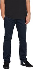 Volcom Men's Frickin Modern Fit Stretch Chino Pant Dark Navy Size 28X32