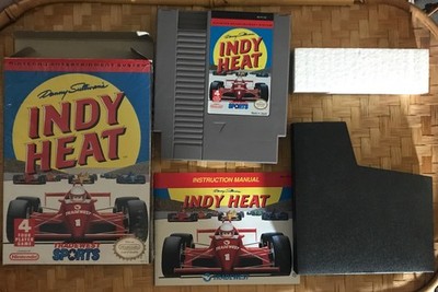 Danny Sullivan's Indy Heat (Nintendo NES) Really Good Condition!