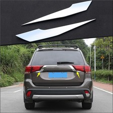 Tapa de maletero de puerta trasera de acero inoxidable para Mitsubishi Outlander 2016-2020 2 piezas