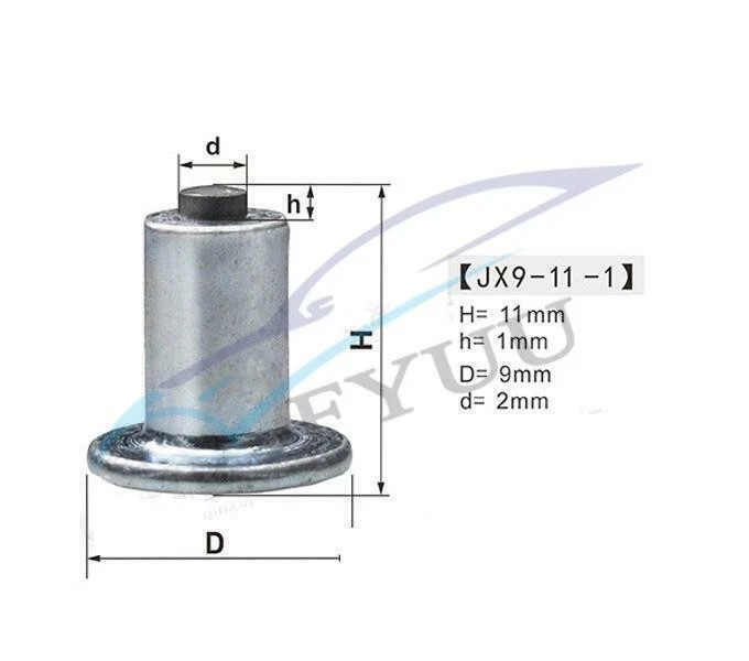 Juego de 100 tornillos de perno para neumático de neumático de rueda con clavos de nieve para automóvil SUV JX9-11-1 Foto 3 de 4