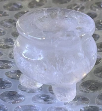 QUARTZ CAULDRON CRYSTAL CARVING