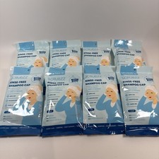 Scrubzz Rinse Free Shampoo Cap Lot of 8 Waterless Hair Wash Exp 07/26 New/Sealed