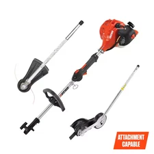 21.2 Cc Gas 2-Stroke Attachment Capable Straight Shaft String Trimmer with Speed