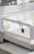 2928G - Bed Rail for Toddlers with Headboard Rod, Adjustable Baby Bed Rail Guard
