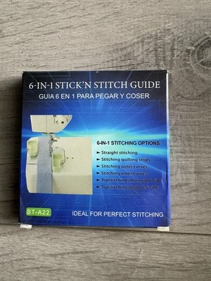6-in-1 Stick 'n Stitch Führung für Needlecrafts perfekte Nähen Positionierungsplatte