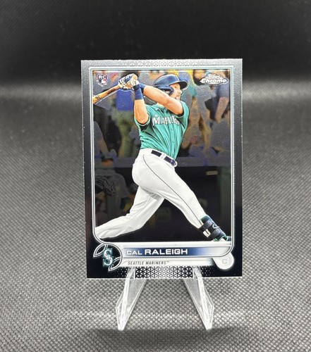 2022 Cal Raleigh Topps Chrome Rookie Base RC Card #149 Mariners