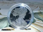 1998 P American Silver Eagle Choice Proof Bullion $1 Coin OGP COA, #26