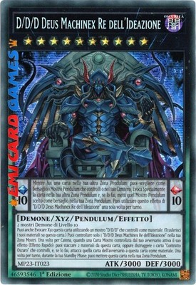 D/D/D DEUS MACHINEX KÖNIG DER IDEE - MP23-IT023 - 1Ed - Secret Rare