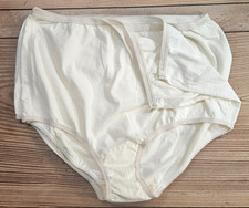 Vanity Fair Size 9/2XL Ivory Cotton Brief Underwear 3 Pair Vintage Honduras