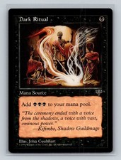 Magic: the gathering Mirage Dark Ritual Common MTG tcg