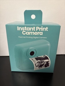 Instant Print Thermal Print Digital Camera - Includes 2 Thermal Paper Rolls NEW