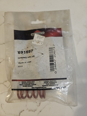 #ad Briggs And Stratton Valve Spring 691597 $15.00