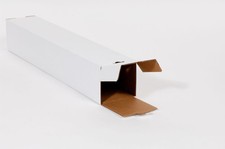 3 x 3 x 25" Square Tube ECT-32 White 25 Pack