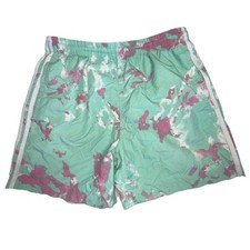 Adidas Swim Shorts Trunks Green Pink Men  s M No Liner 