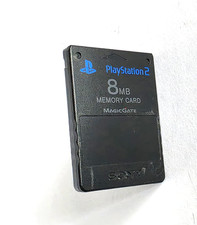 Sony Playstation 2 PS2 Official OEM Memory Card Black SCPH-10020