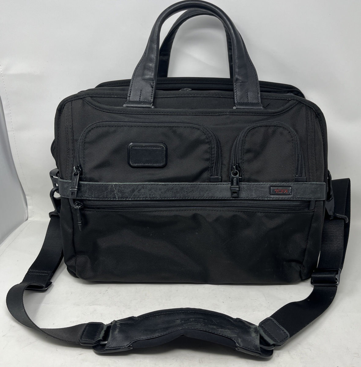 Tumi Alpha II Expandable Organizer Laptop Briefcase Ballistic