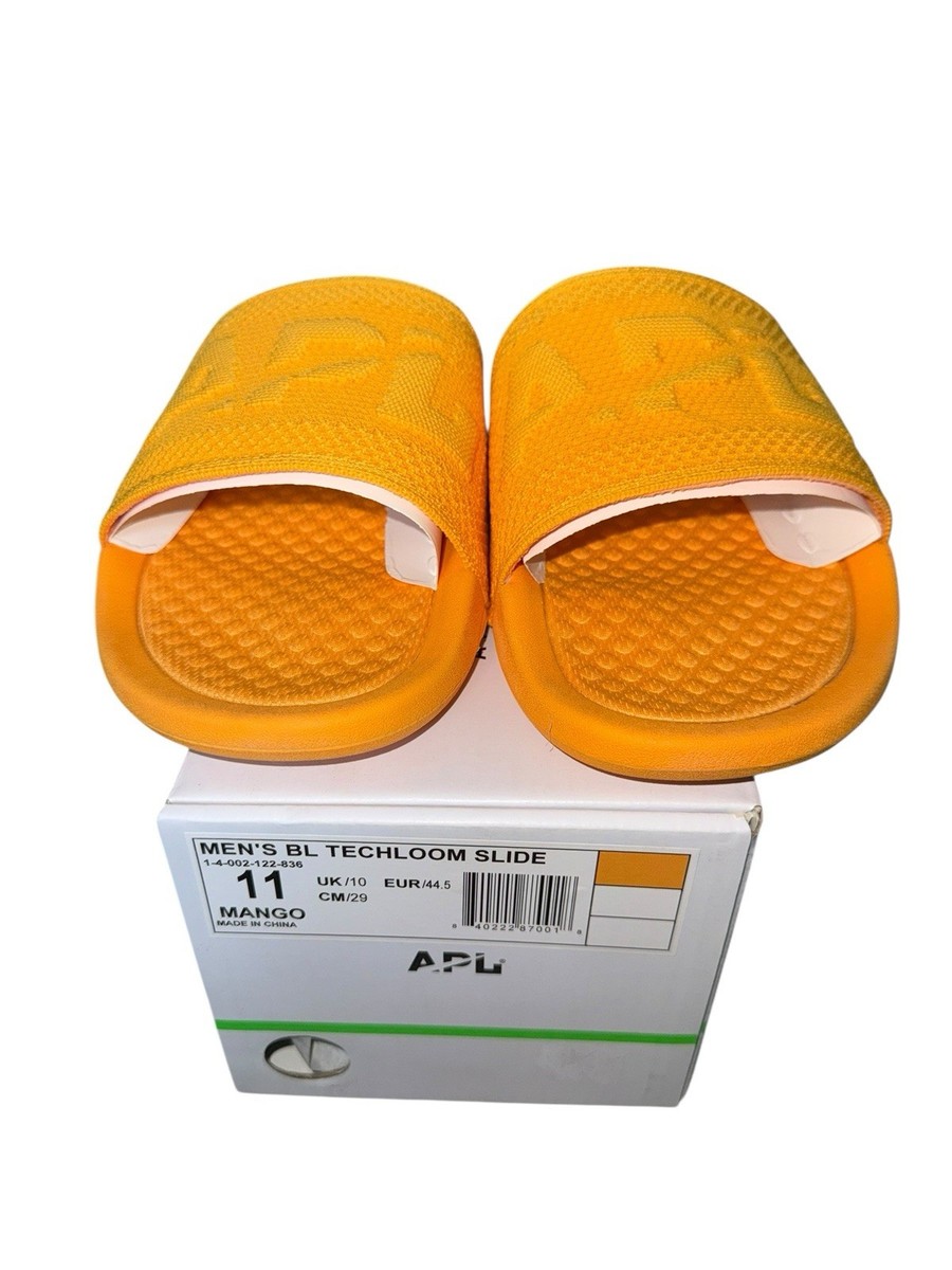 APL Men’s BL TECHLOOM SLIDE  IN MANGO Athletic Propulsion Labs (APL) Men main image 3
