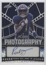 2021 Leaf Flash Photography Navy Blue 26/75 Pooka Williams Jr #FP-PWJ Auto 4t6